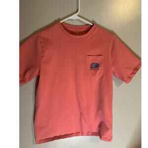 Vineyard Vines Lacrosse Helmet Pocket Tee, Size Large (child)